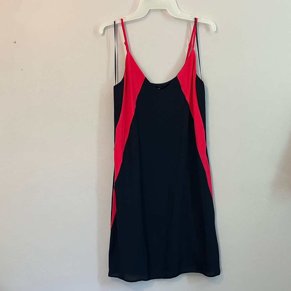 🆕 atmosphere navy blue and pink dress size 4